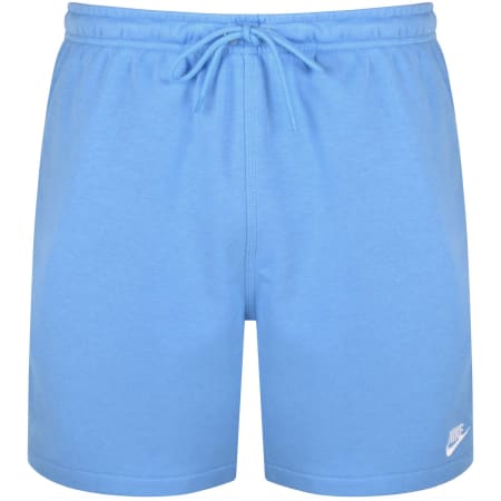 Nike Club Flow Shorts Blue Mainline Menswear Denmark
